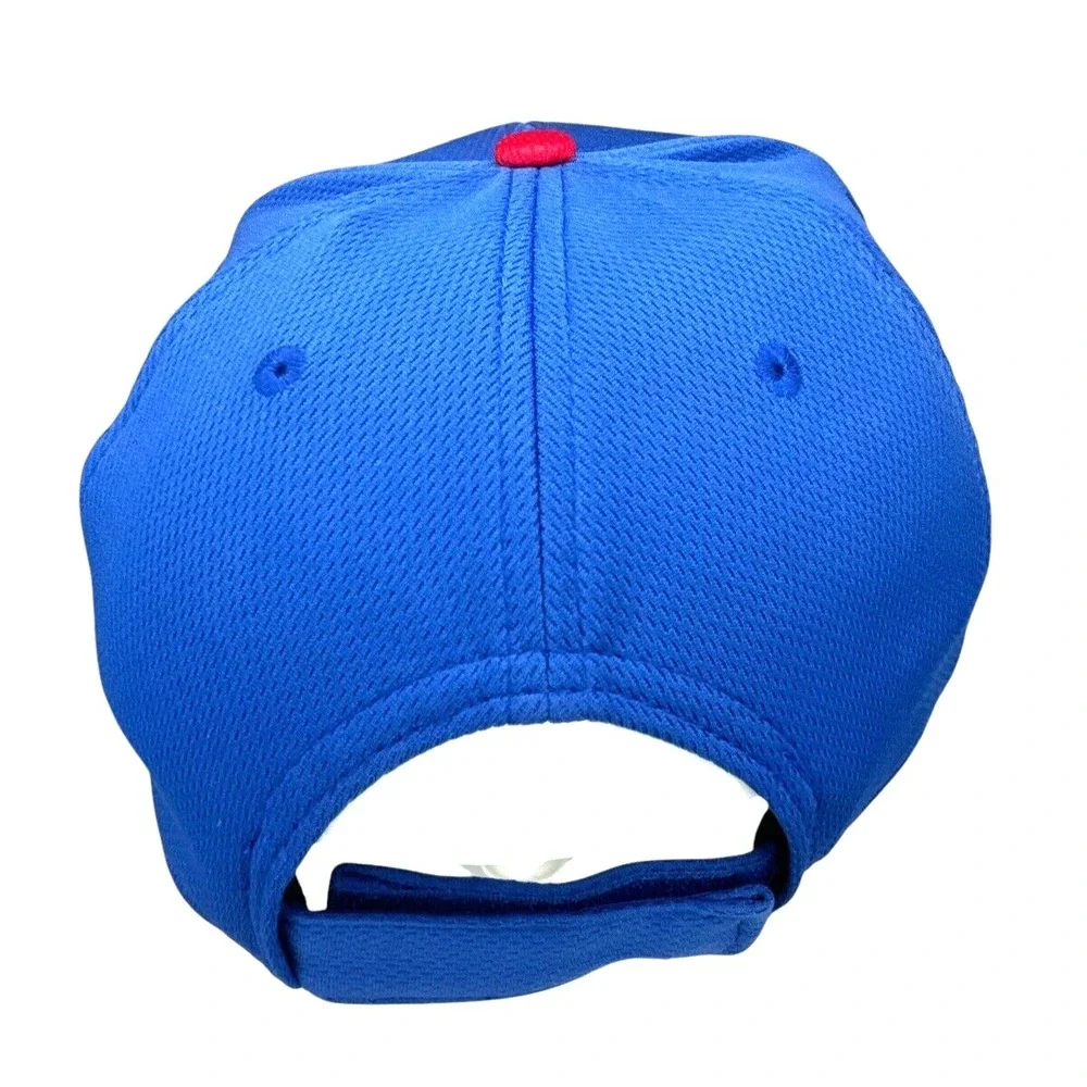 Chicago Cubs Youth Adjustable Strapback Cap – Blue – Embroidered Logo – Cotton T